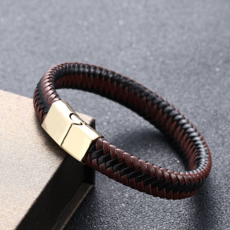 Pu Leather Men Bracelet