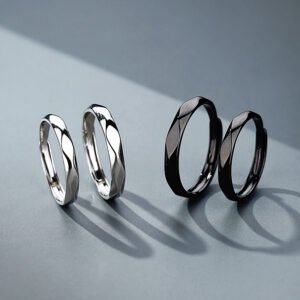 s925 silver ring for couple