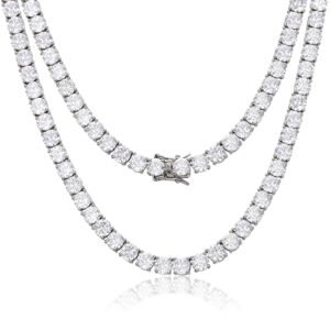 moissanite necklace 3mm (3)