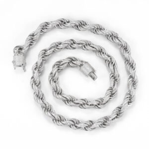 10mm rope chain bracelet necklace