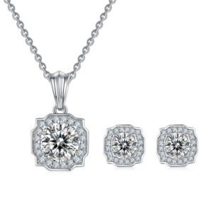 Luxury Square Moissanite Jewelry