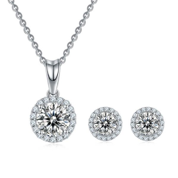 classic round moissanite jewelry