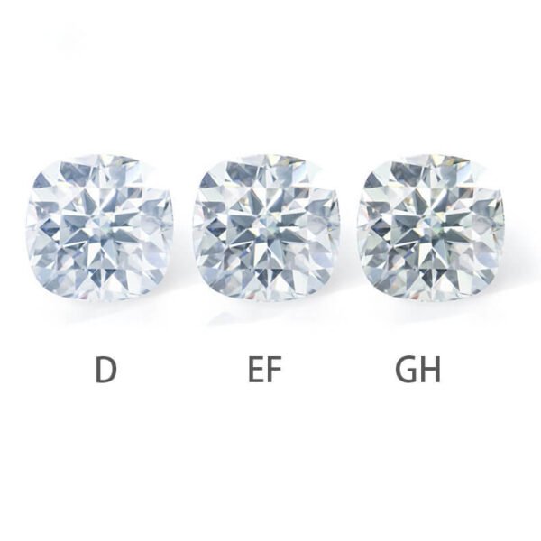 Cushion Cut D EF GH Color VVS Moissanite