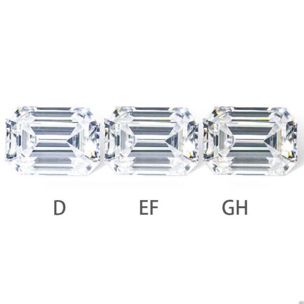 Emerald Cut D EF GH Color VVS Moissanite