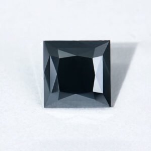 Princess Cut Square Shape 1ct 2ct 3ct Black Moissanite