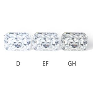 Radiant Cut D EF GH Color VVS Moissanite